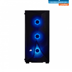 CORSAIR Carbide Series SPEC-DELTA RGB Tempered Glass + Power Supply 550W PSU 80+Bronze Case Combo