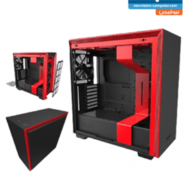 NZXT H510 CA-H510B-BR 2 x Fan Color Black in Red Case Pc