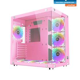 XIGMATEK Aquarius Pro ARCTIC 7 x Fan ARGB Color Pink Case Pc