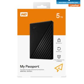 Western Digital My Passport 5TB External USB Hard Disk Drive 2.5 inch ‎WDBPKJ0050BBK