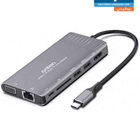 ONTEN (OTN-95117) Type-C Multi Function Dock Station Ethernet VGa SD Card USB 3.0 Ports HDMI