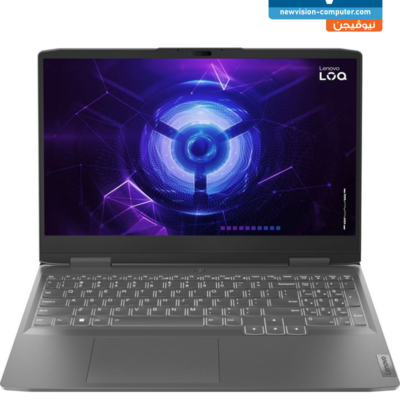 Laptop Lenovo LOQ 15IRH8 Intel Core i5 13420H RAM 8G SSD 1TB VGA nvidia RTX 3050 6G 15.6″ Full HD IPS 144Hz Arabic RGB Keyboard windows 11