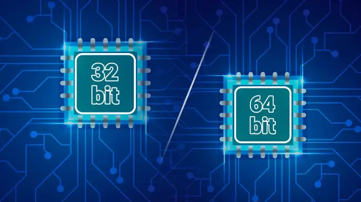 difference between 32 and 64-bit