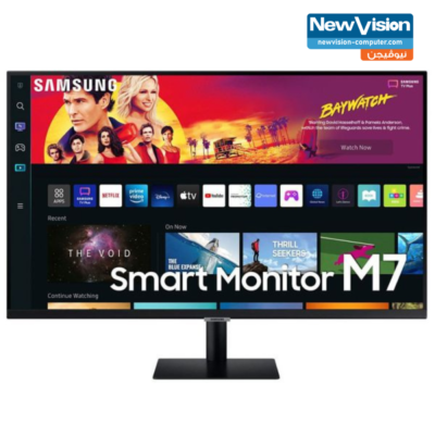 SAMSUNG -32 Smart Monitor M7 4K VA 60Hz 8ms GTG HDR10 Speaker Remote LS32BM700UMXUE