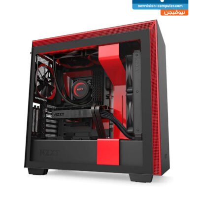 NZXT H710 CCA-H710B-BR 4 x Fan 140mm Color Black in Red Case Pc