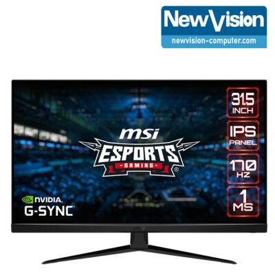 Monitor Gaming  MSI® (G321Q) 32″ IPS-Flat / 170Hz / 1ms(GTG) / 2K QHD (2560×1440) / HDR /  Wide Color Gamu / Night Vision / Frameless design / Anti-Fli / G-SYNC