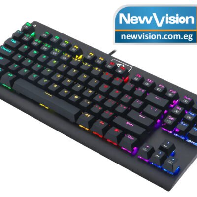 KeyBoard USB GAMING – Mechanical  Redragon Dark Avenger (K568R), Red-Switch, Rainbow-Backlite, Black-Color