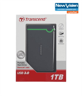 Transcend, StoreJet, 25M3, 1TB, External, USB Hard Disk Drive, Anti-Shock, TS1TSJ25M3