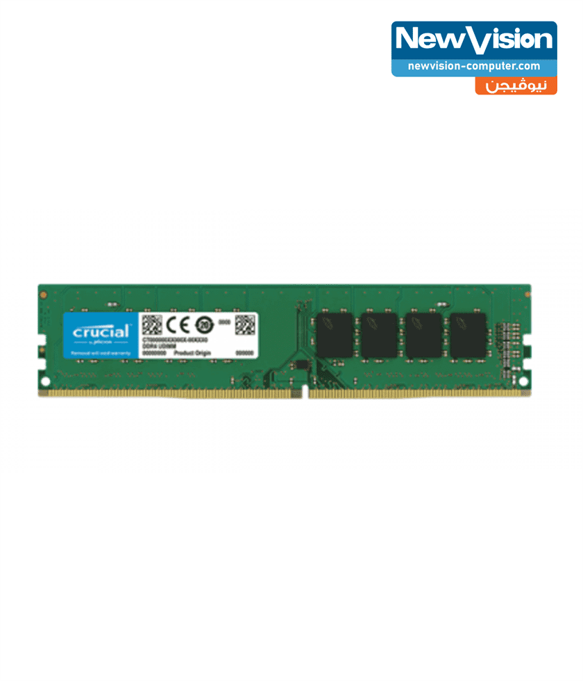 UDIMM Basics DDR4 Computer RAM PC CL19 16GB 2666Hz Vision Store - Parts Crucial - New