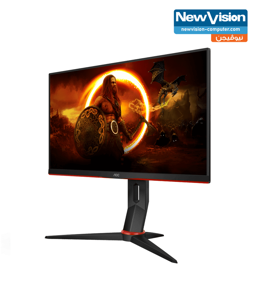 AOC 24G2 24 inch Full HD (1920x1080) Flat Panel-IPS Refresh rate-144hz  Response time-1ms Gaming Monitor