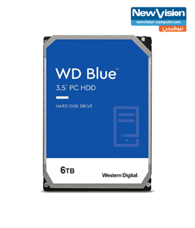 Western Digital, Blue, WD60EZAZ, 6TB, 5400 RPM SATA III 6Gb/s, 256MB Cache, 3.5 inch, internal Hard Disk Drive