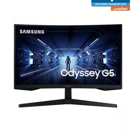 Samsung Odyssey G5 C27G55TQBM 27 inch 2K-QHD (2560 x 1440) Curved-1000R Panel-VA Refresh Rate-144hz Response Time-1ms HDR10 Gaming Monitor