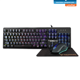 GamDias HERMES P1B Blue switch RGB backlite Mechanical Gaming Keyboard KB + MOUSE