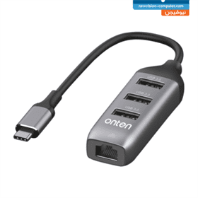 ONTEN (OTN-95118R) USB-C To 3 USB 3.0 Hub With Gigabit Ethernet