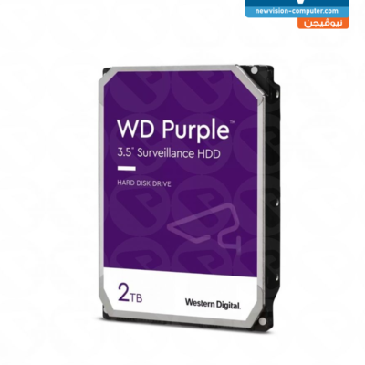 Western Digital 2TB WD Purple Surveillance WD22PURZ Internal Hard Drive HDD-SATA 6 Gb/s 256 MB Cache 3.5 inch 3-years warranty