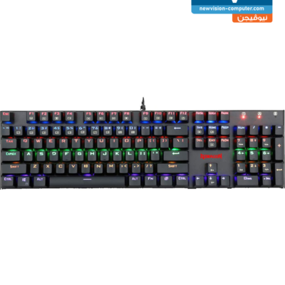 ReDragon RUDRA (K565R1) BROWN Switch Rainbow Backlite Black Color Gaming Keyboard