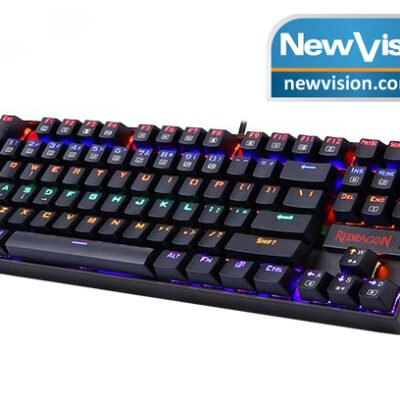 KeyBoard USB GAMING – Mechanical  Redragon (K552-KR) Backlight Rainbow Black Color  Red Switch