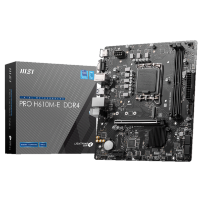 MSI® H610M-E PRO 3200Hz DDr4 MB Intel LGA1700