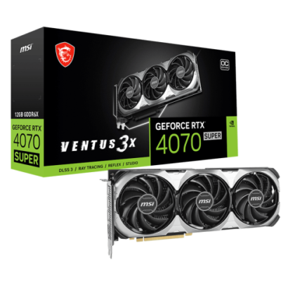 MSI VENTUS 3X RTX 4070 Super 12G – OC 3Fan