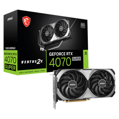 MSI VENTUS 2X RTX 4070 Super 12G – OC 2Fan