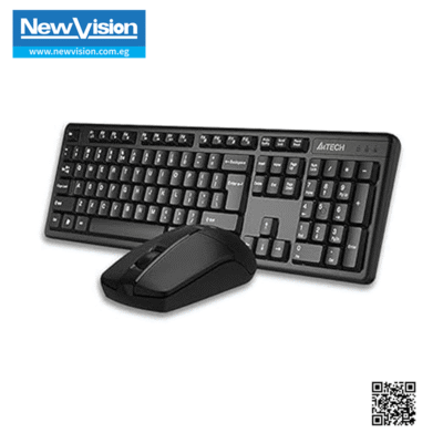 A4Tech Keyboard with Wireless Mouse Desktop – 3330N