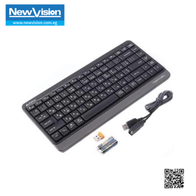By A4tech FSTYLER FBK11 Bluetooth & 2.4G Wireless Keyboard (AR/EN Key) – Pair up to 4 Devices – Multimedia Hot Keys For Windows ｜Android｜Mac｜iOS