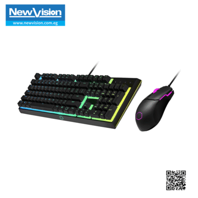 Cooler Master MS111 Gaming Keyboard & Mouse Combo Bundle – Mem-chanical Keyboard Switch, 50M+ Lifespan, Omron 10M, 3500 DPI Mouse with Optical Sensor